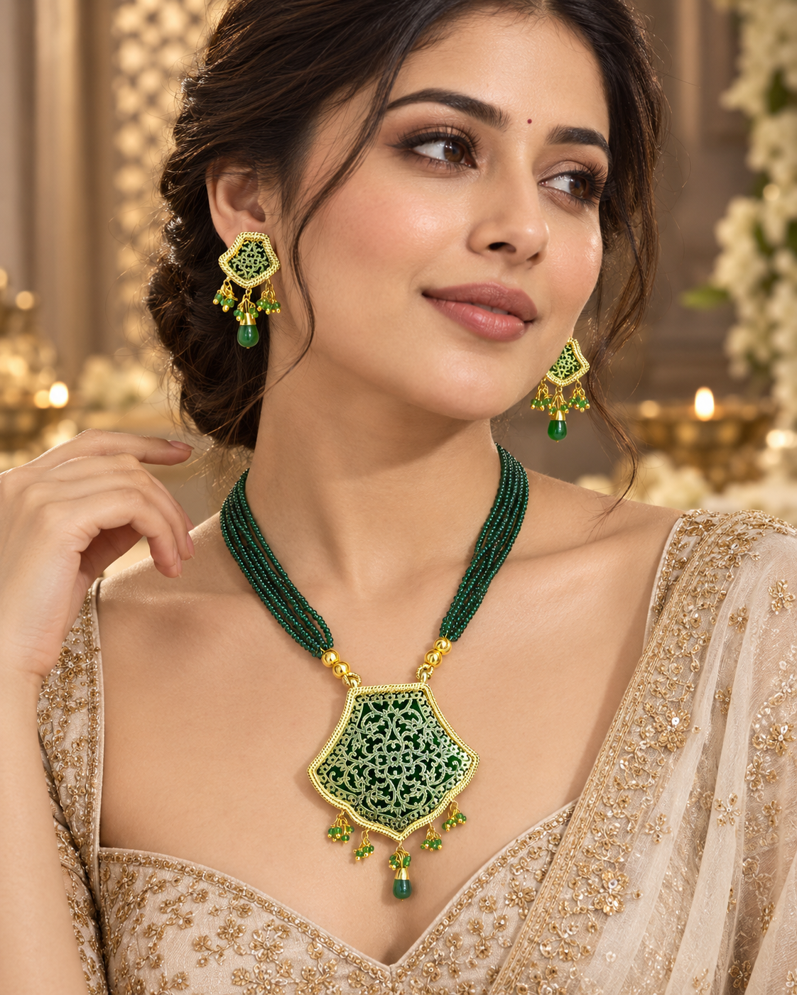 Thewa Pendant Set