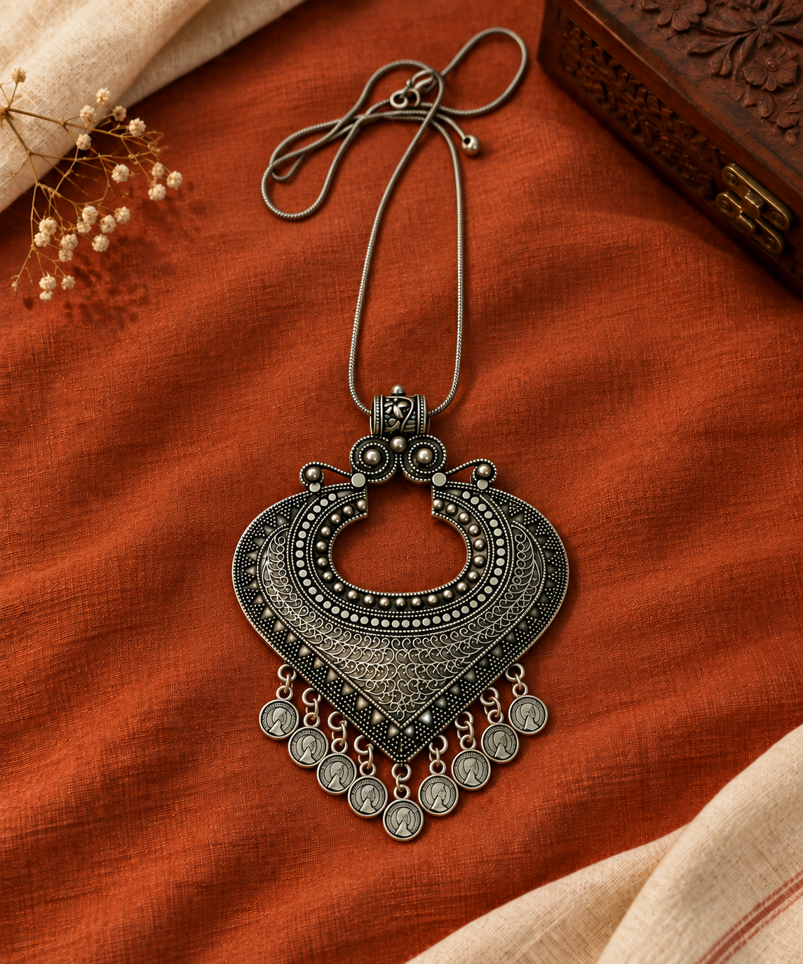 Parwana Silver Lookalike Pendants