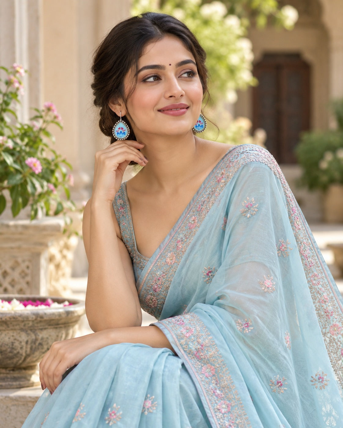 Naina Meenakari Earrings