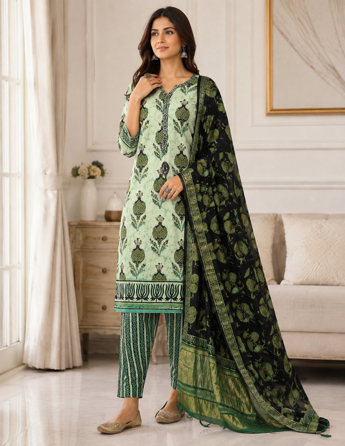 Mehfil Modal silk suit