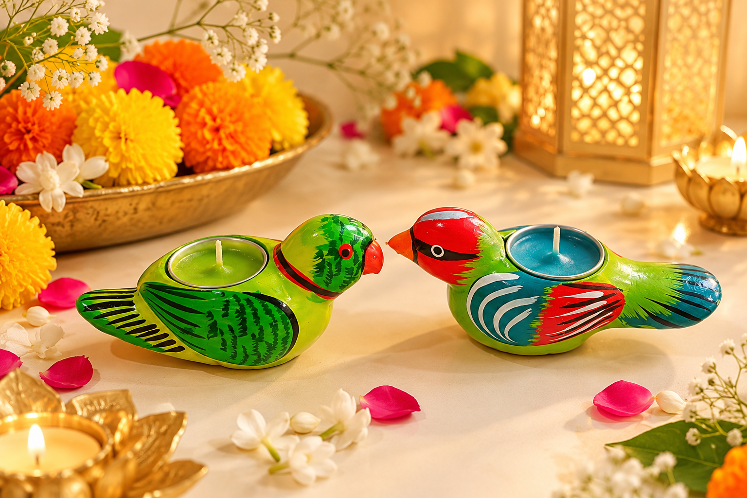 ToTa Maina Paper Mache Candle | 2 pcs | Any time Gifting
