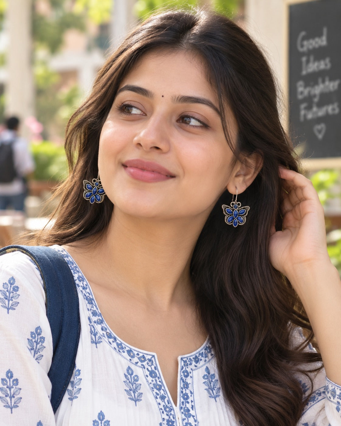 Vasanti Meenakari Earrings
