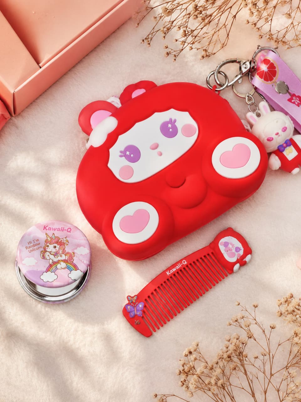Cute Red Character Crossbody Bag