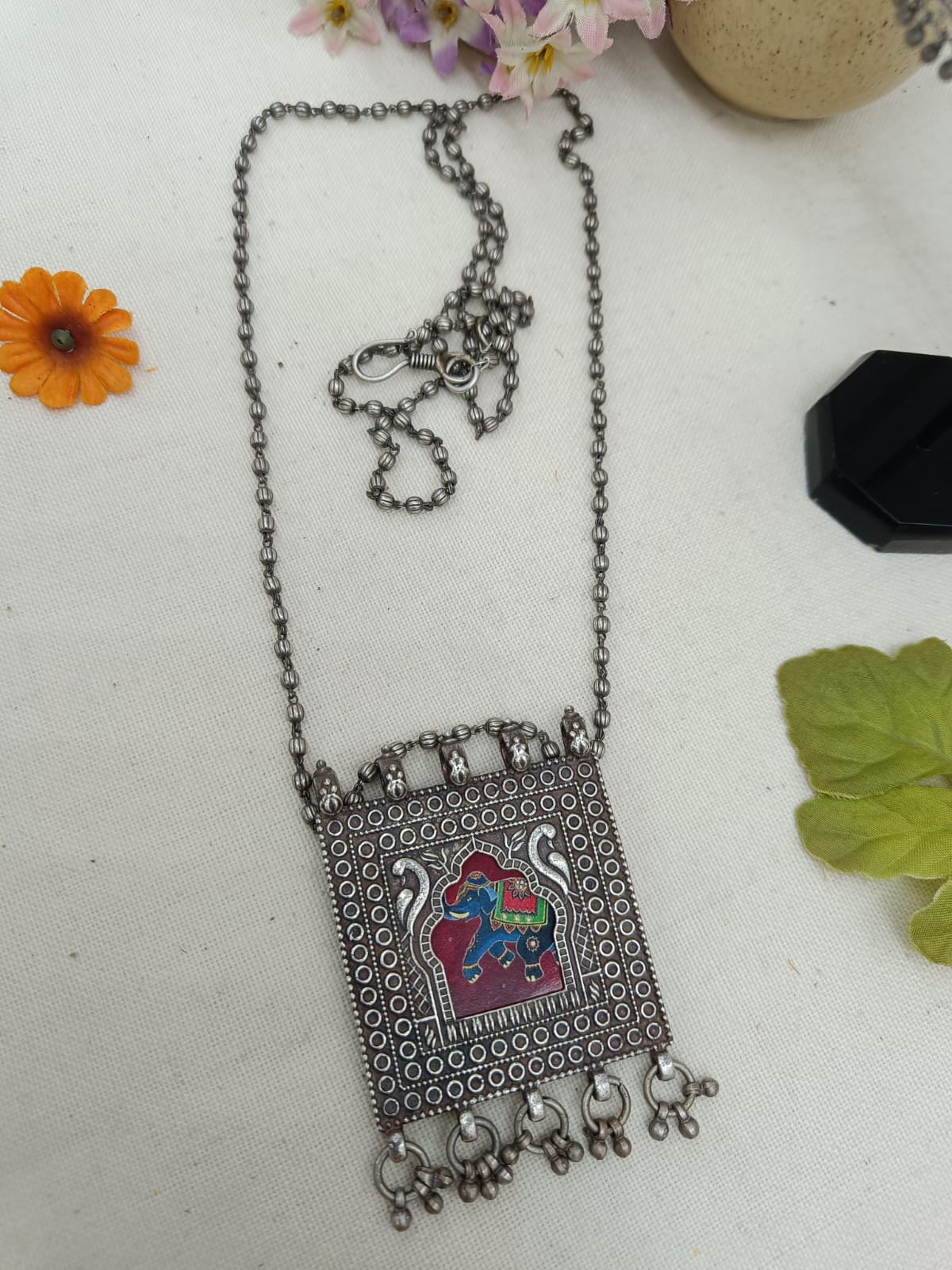 Elysora Silver Lookalike Pendant