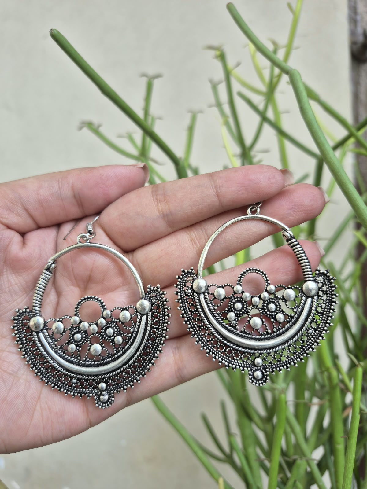Chandbali Jhumki Earrings