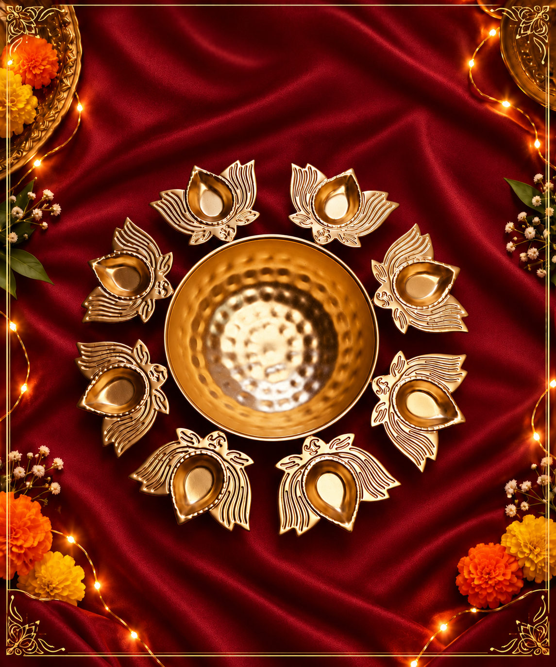 LOTUS PETAL METAL URLI