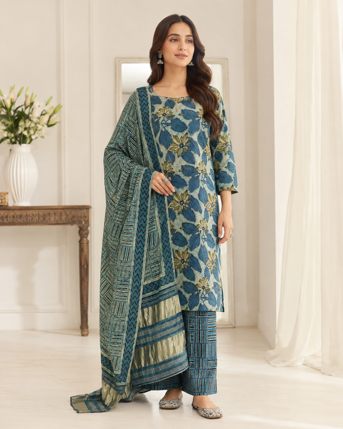 Mallika Modal Silks Suits