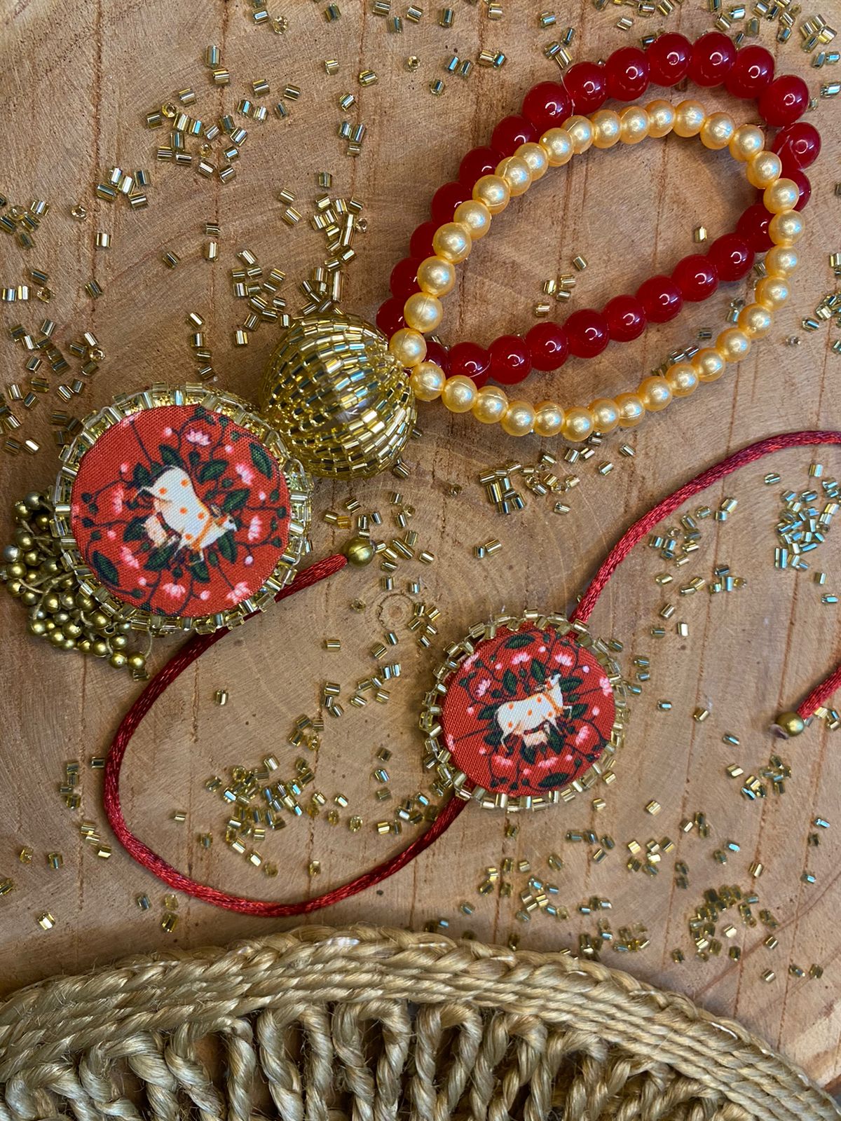 Silk Sutra Bracelet Couple Rakhi