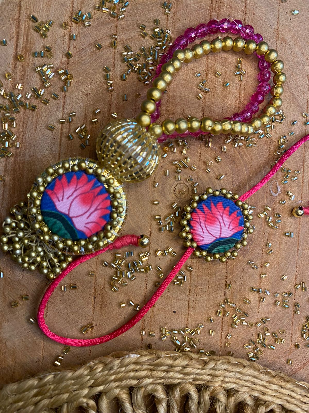 Silk Sutra Bracelet Couple Rakhi