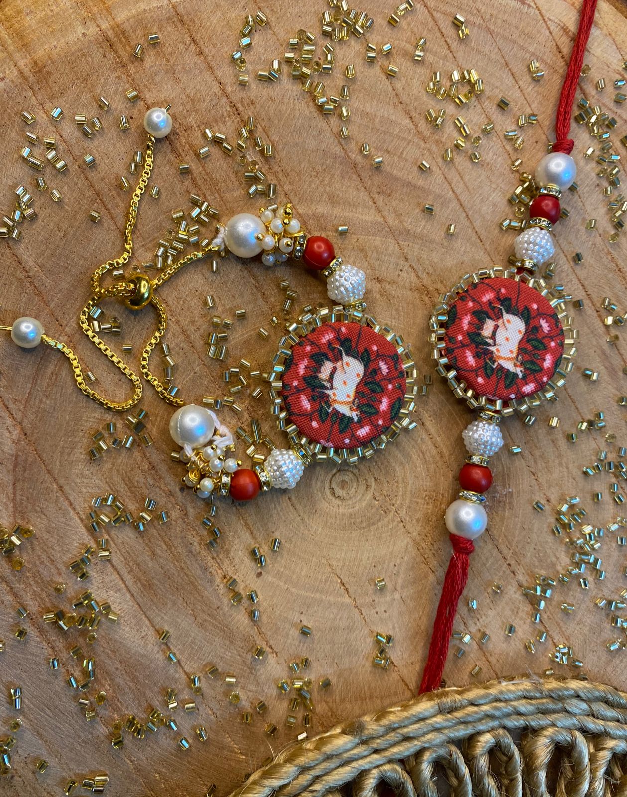 Rang Bracelet Rakhi Combo Sets