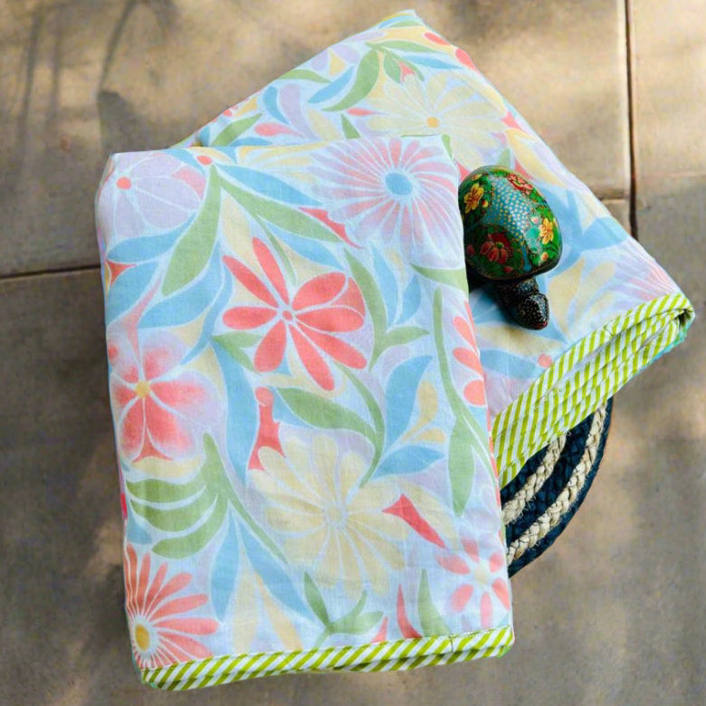 Chandni  Mulmul - Reversible AC Cotton Dohar Pair