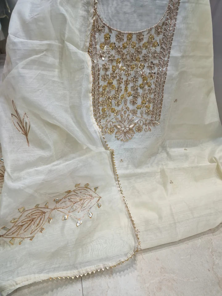 Glazia Gota Patti Chanderi Suit
