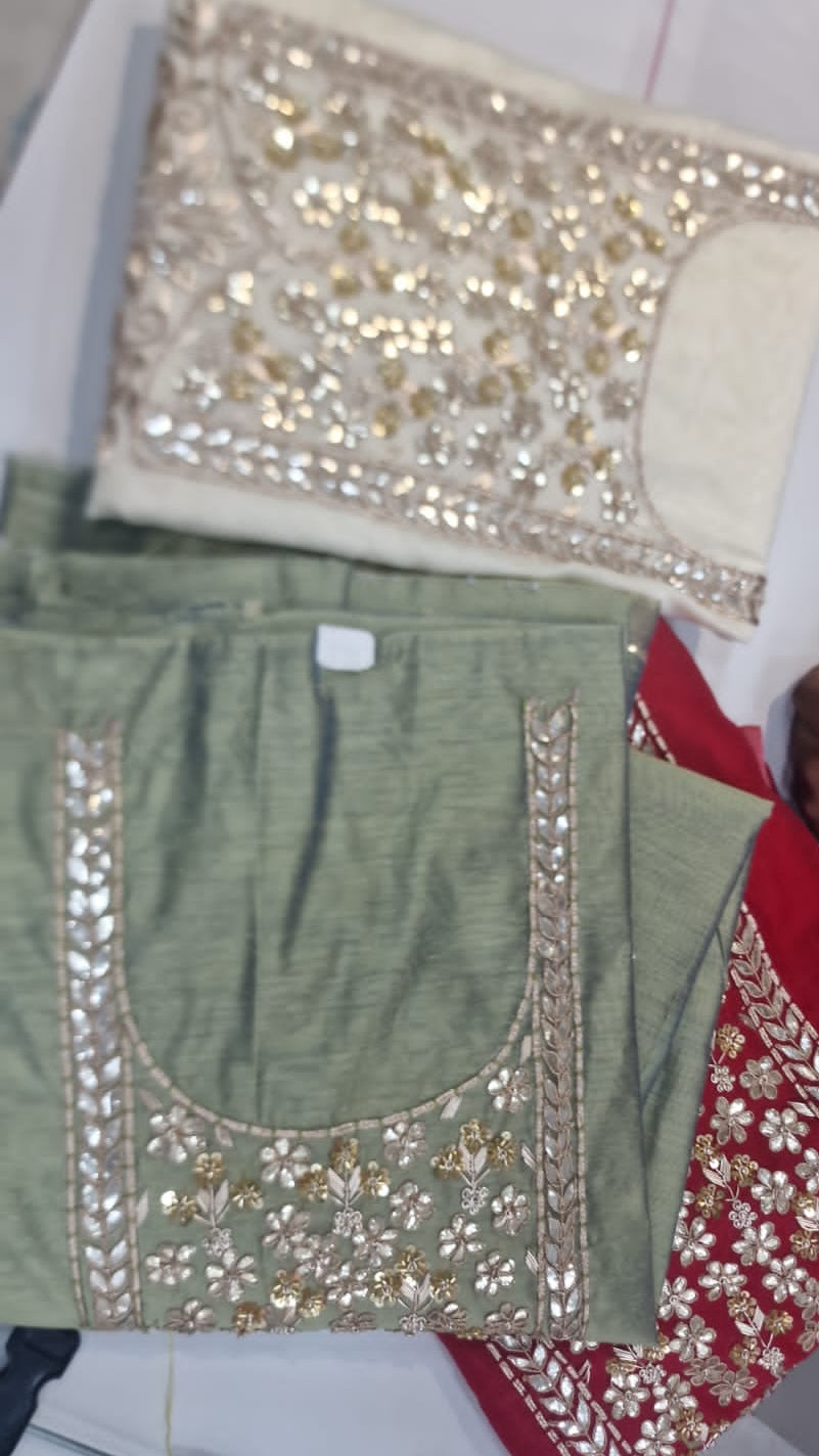Glazia Gota Patti Chanderi Suit