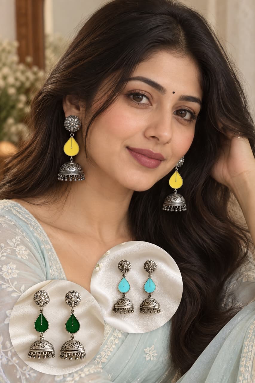 Meena Drop Earring