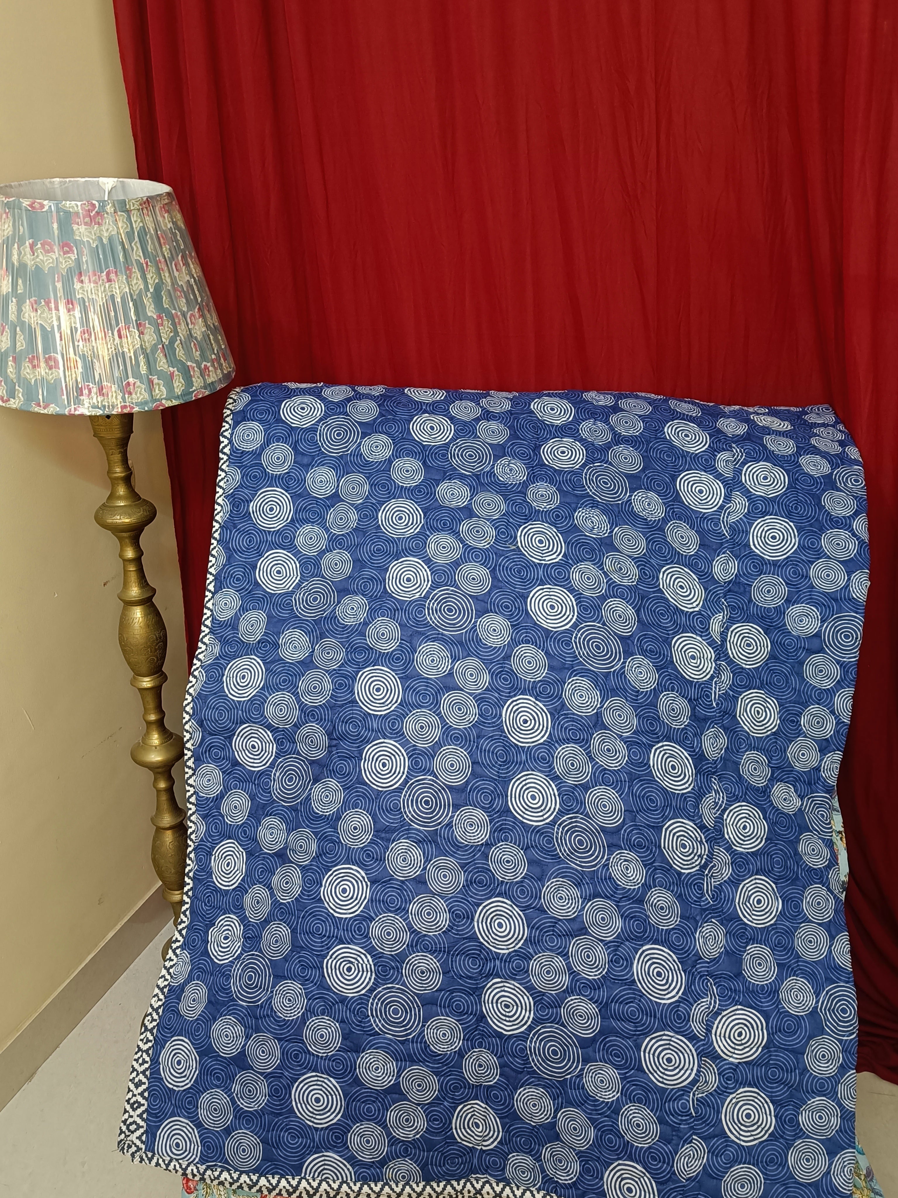 Nirali Quilted Reversible Comforter - Queen Bed