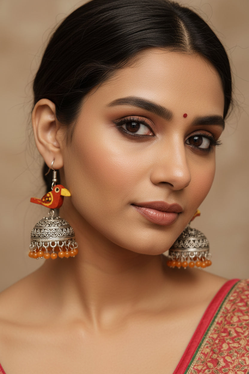 Chidiya GS Jhumki Earrings