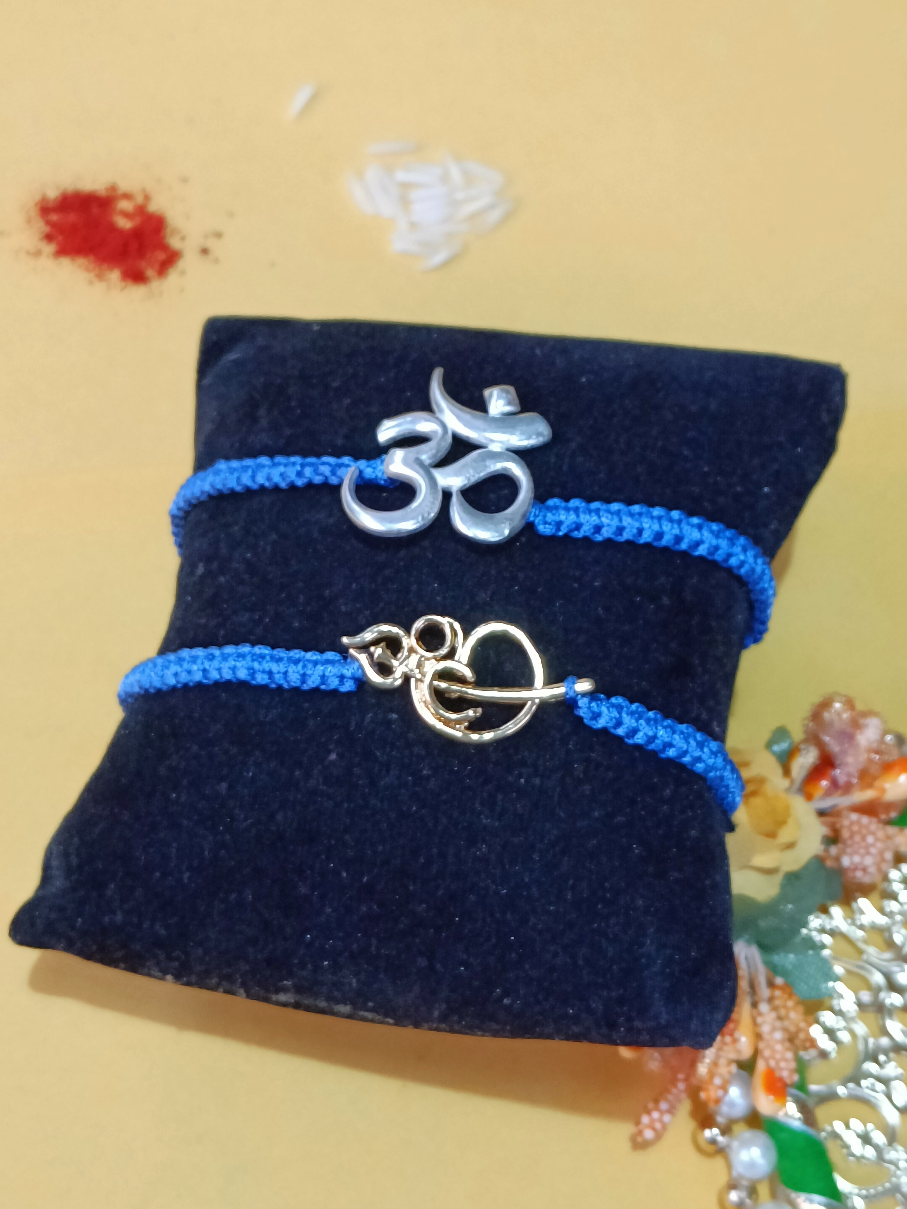 Eternal OM Combo Motif Rakhi / Bands