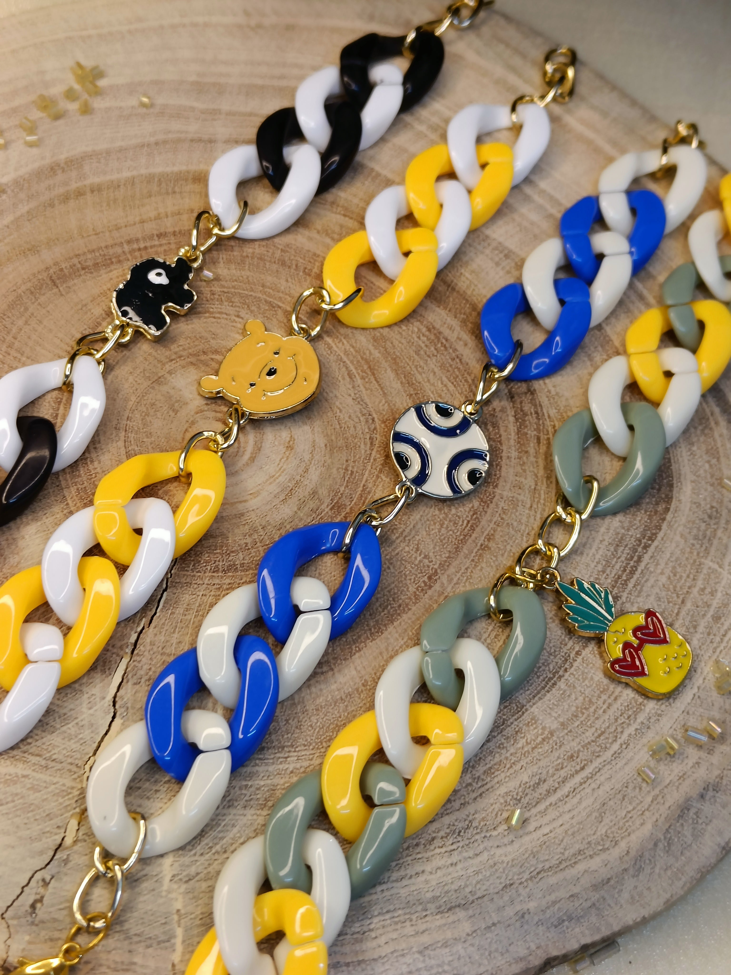 Color Chain KID Rakhi {combo 4}