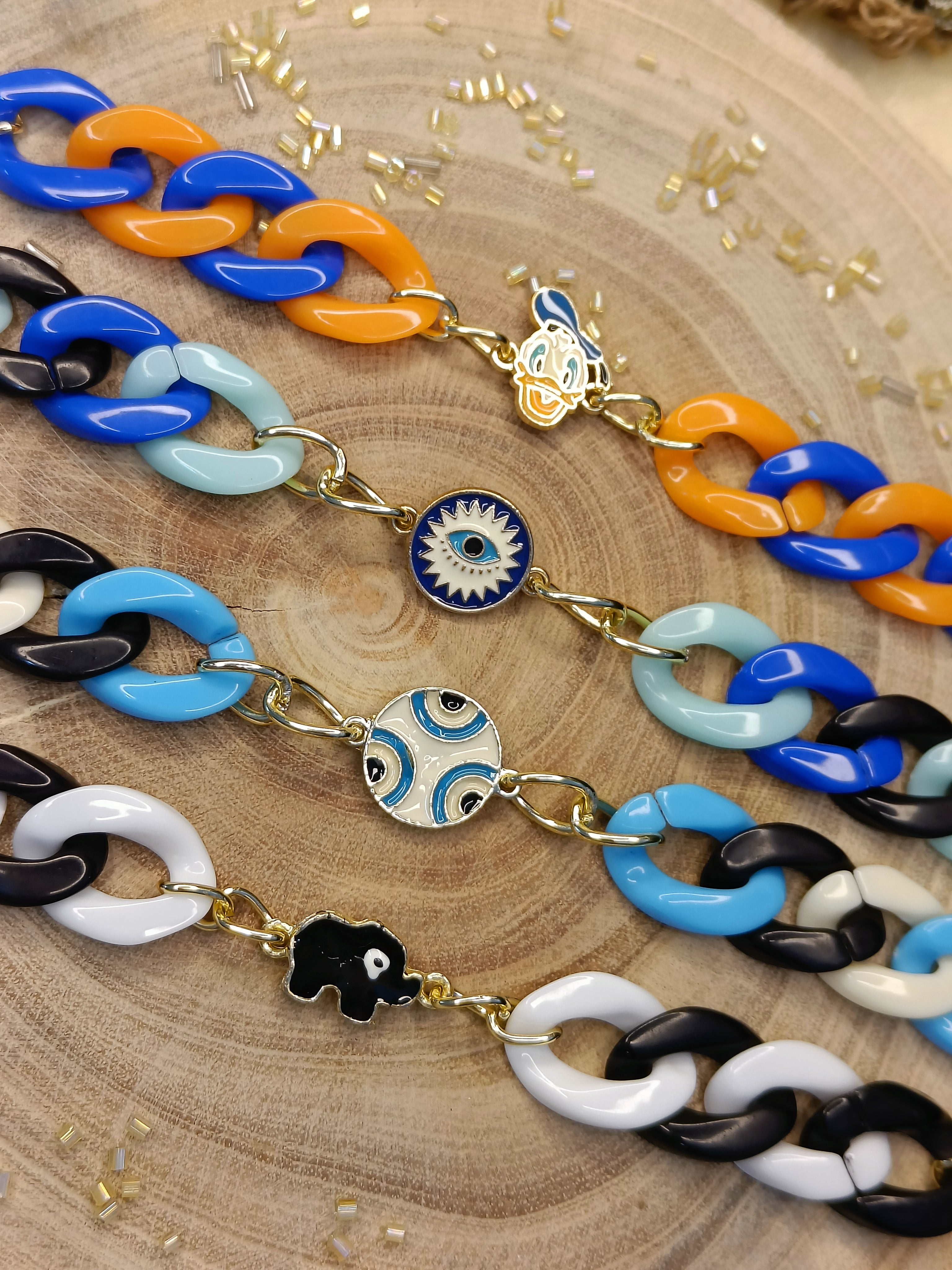 Color Chain KID Rakhi {combo 4}