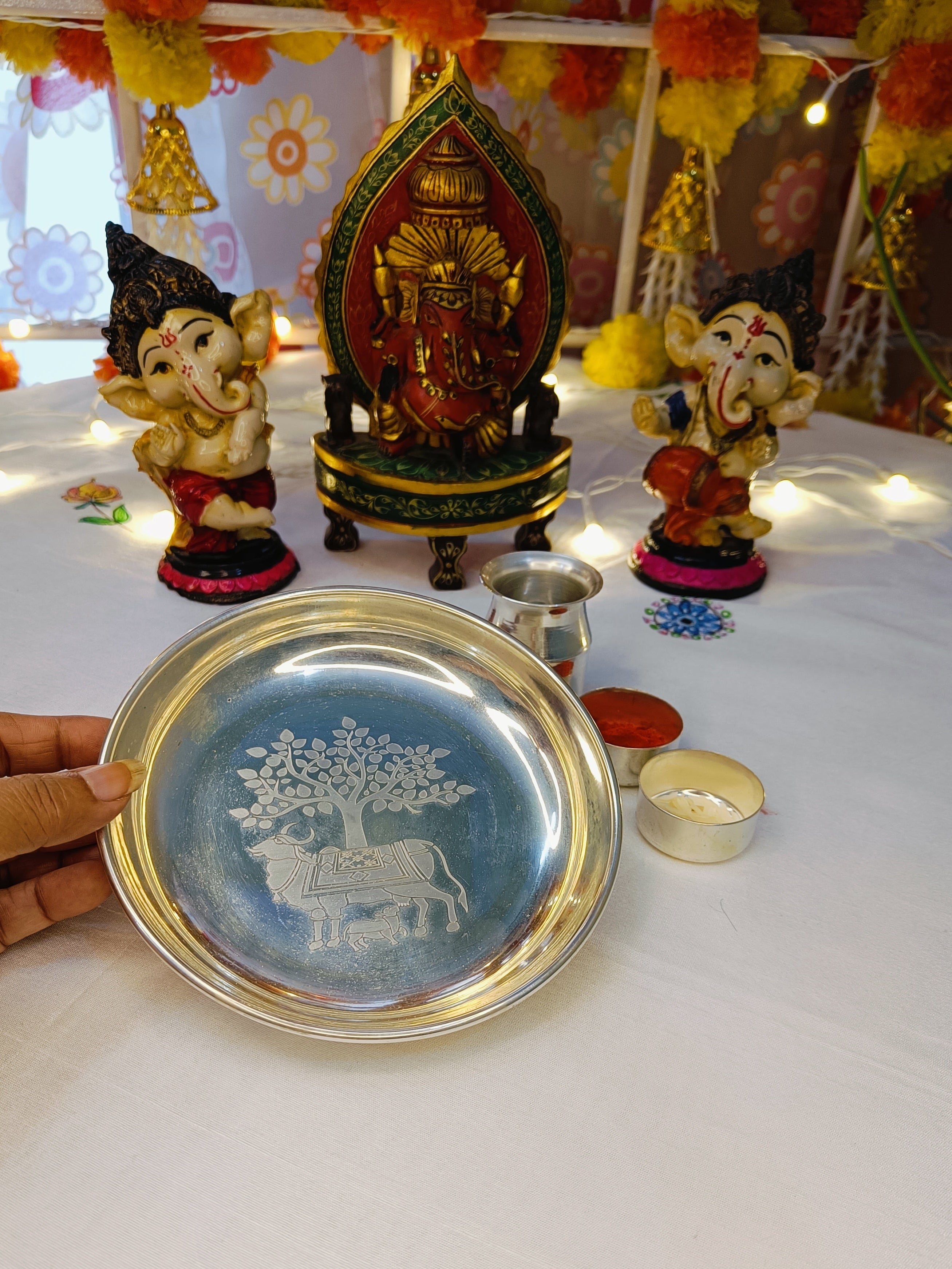 MINI POOJA THALI [MANDIR]