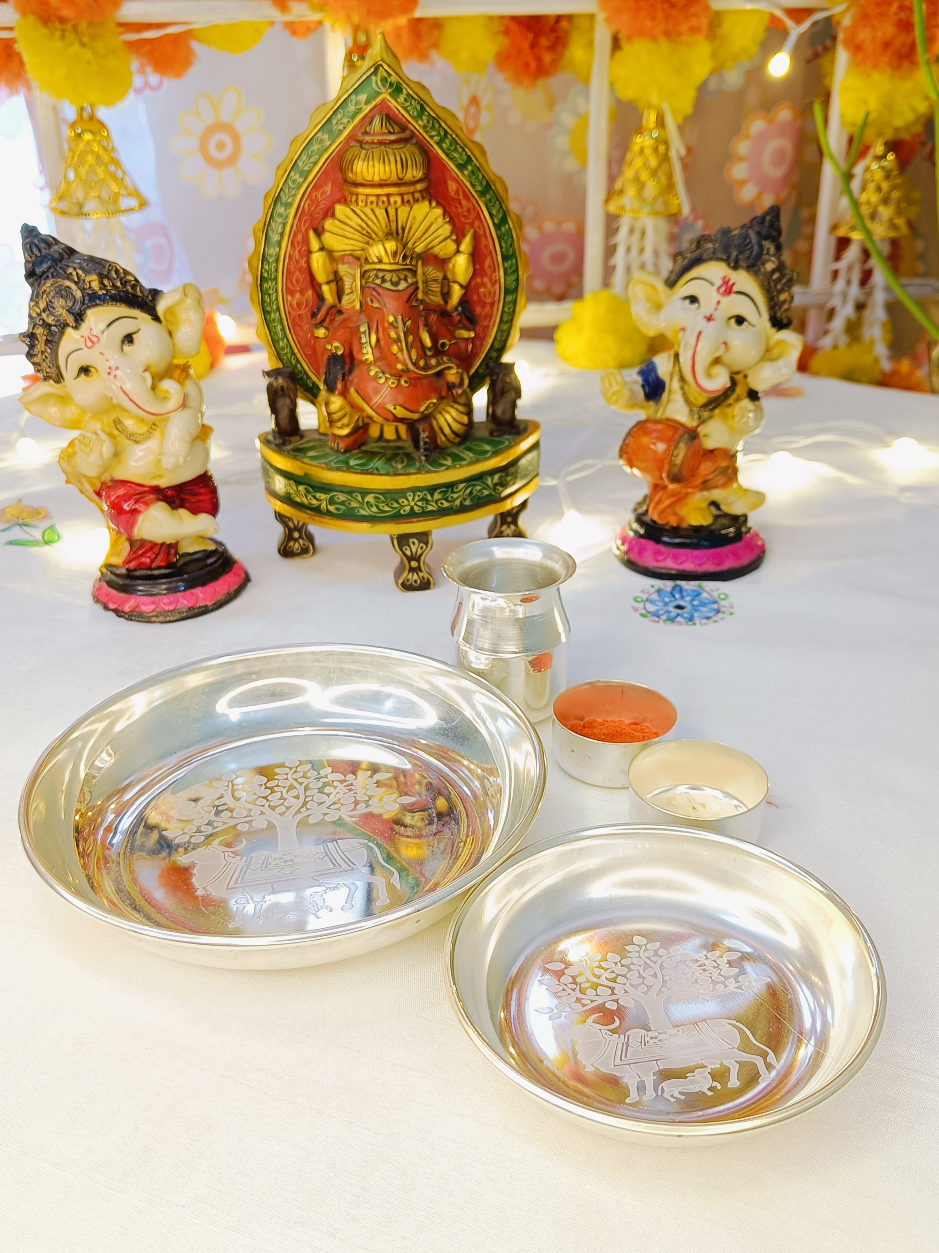 MINI POOJA THALI [MANDIR]