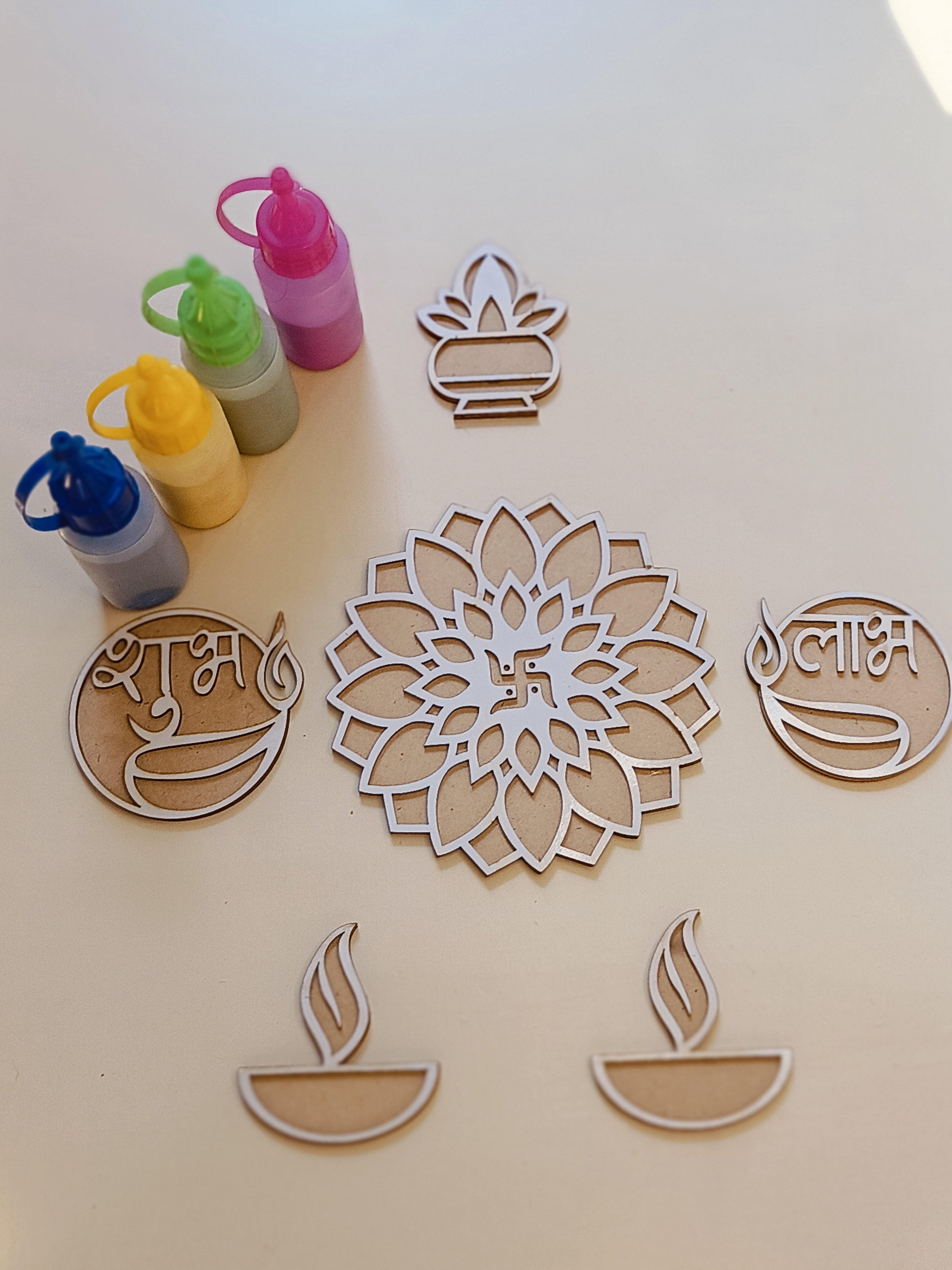 Anand MDF Rangoli Hamper-Combo 10pc