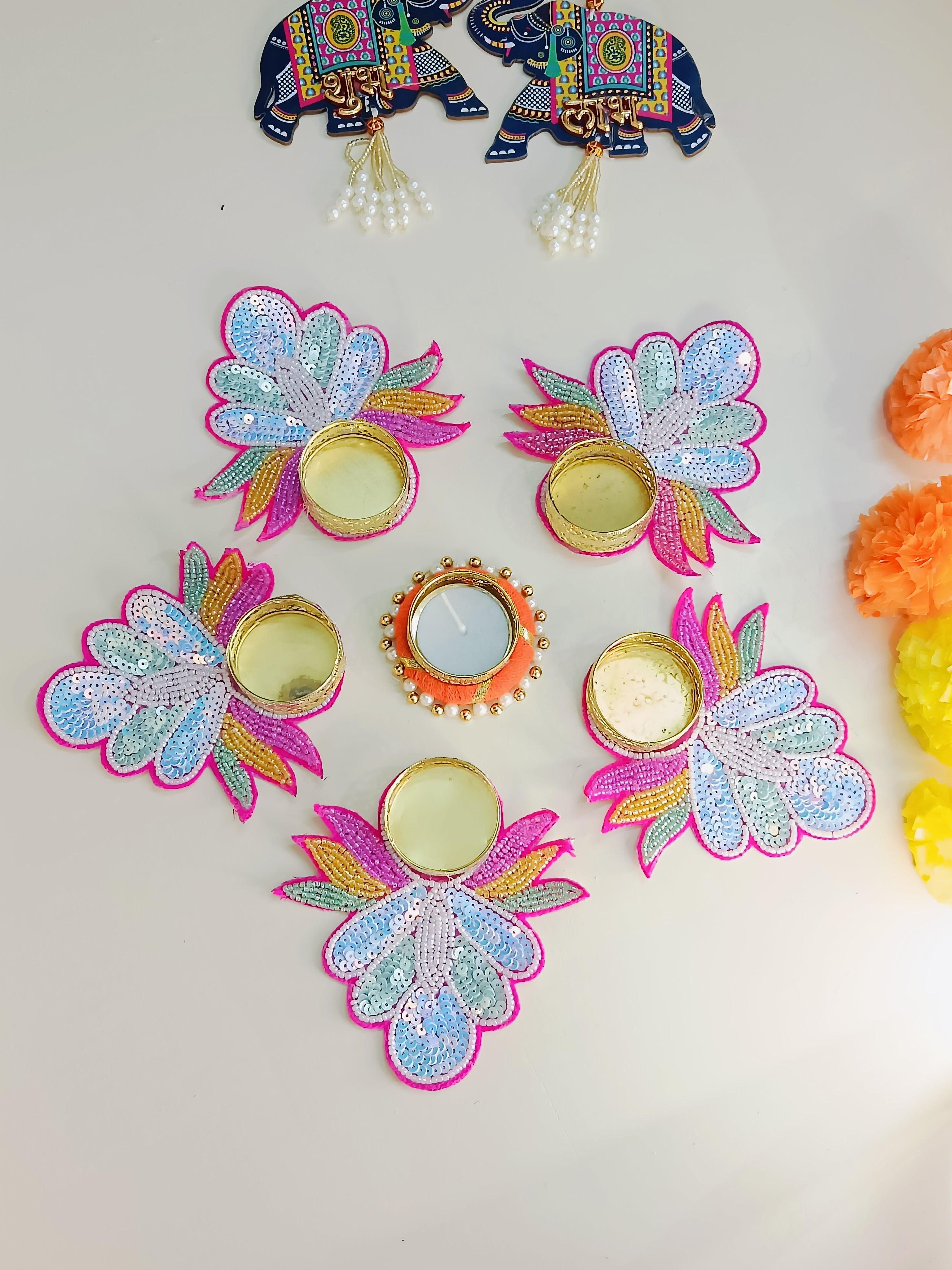 STARLIT DECORATIVE  DIYA SET