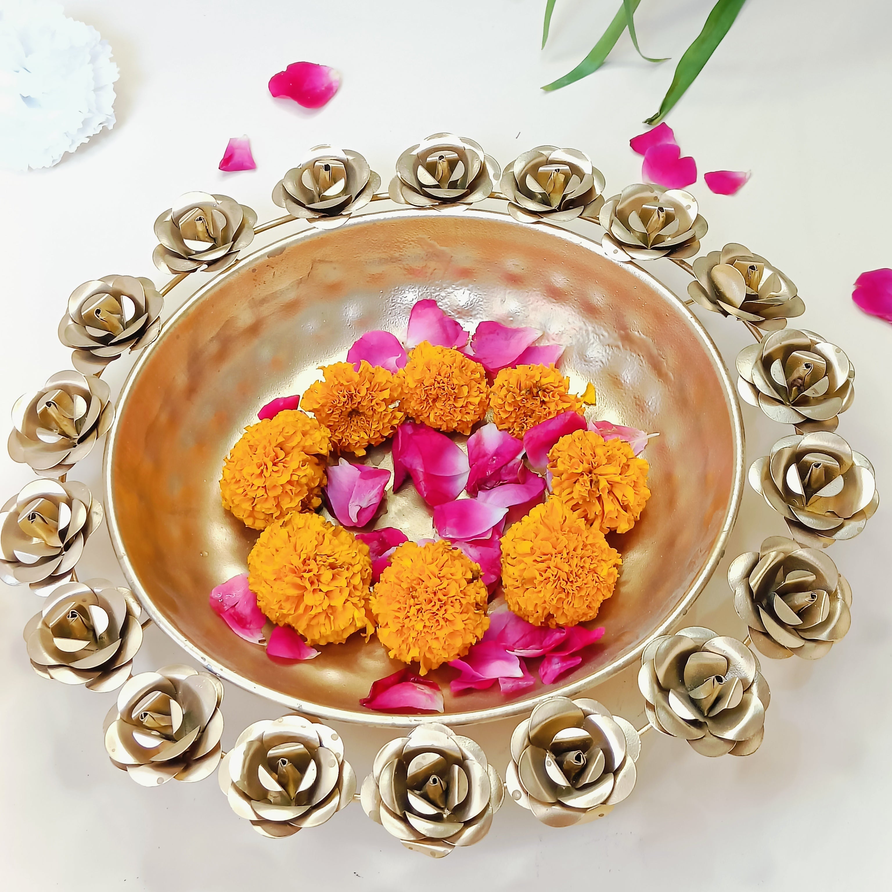 ROSE ROUND BIG URLI  BOWL