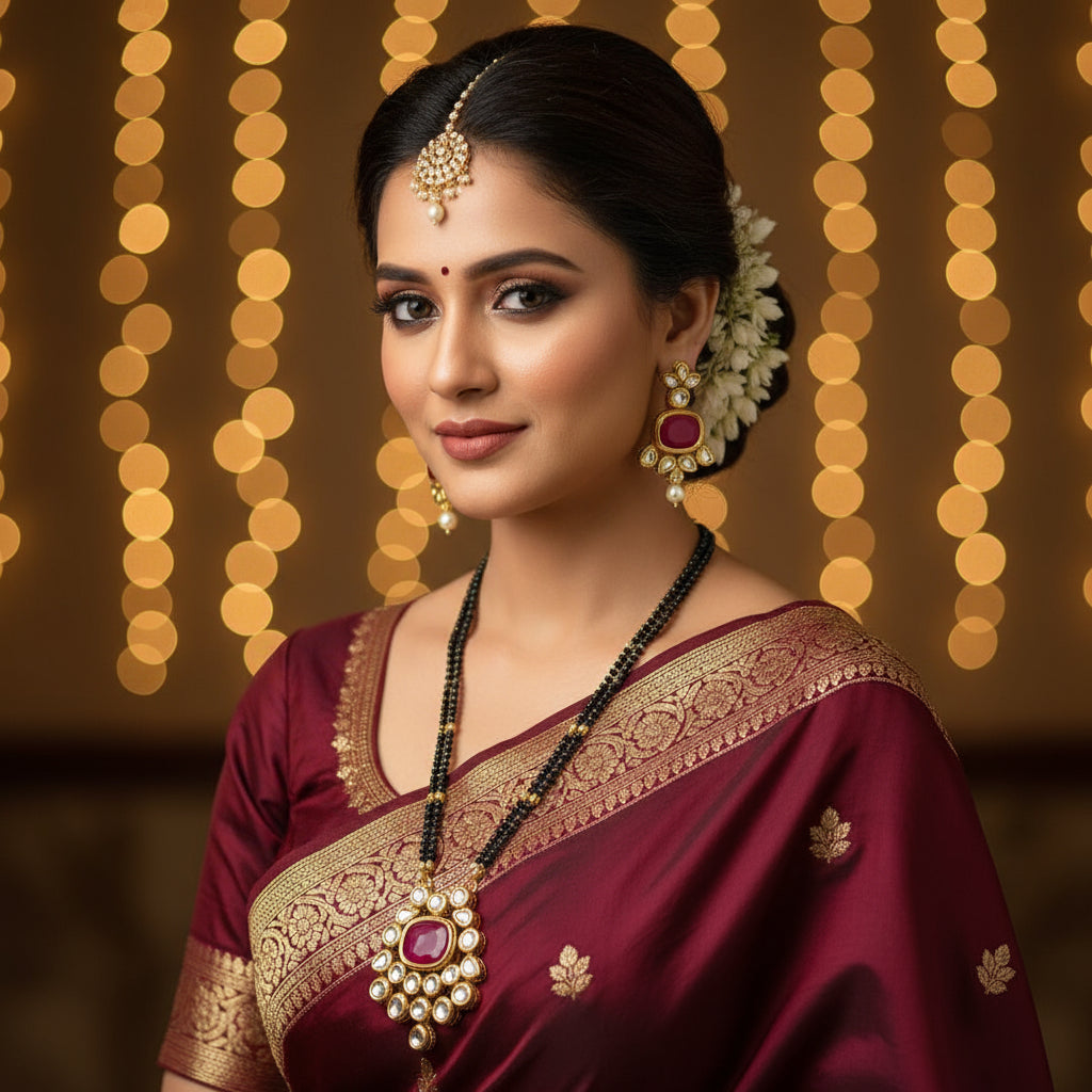 Seemanti Kundan Pendant Sets