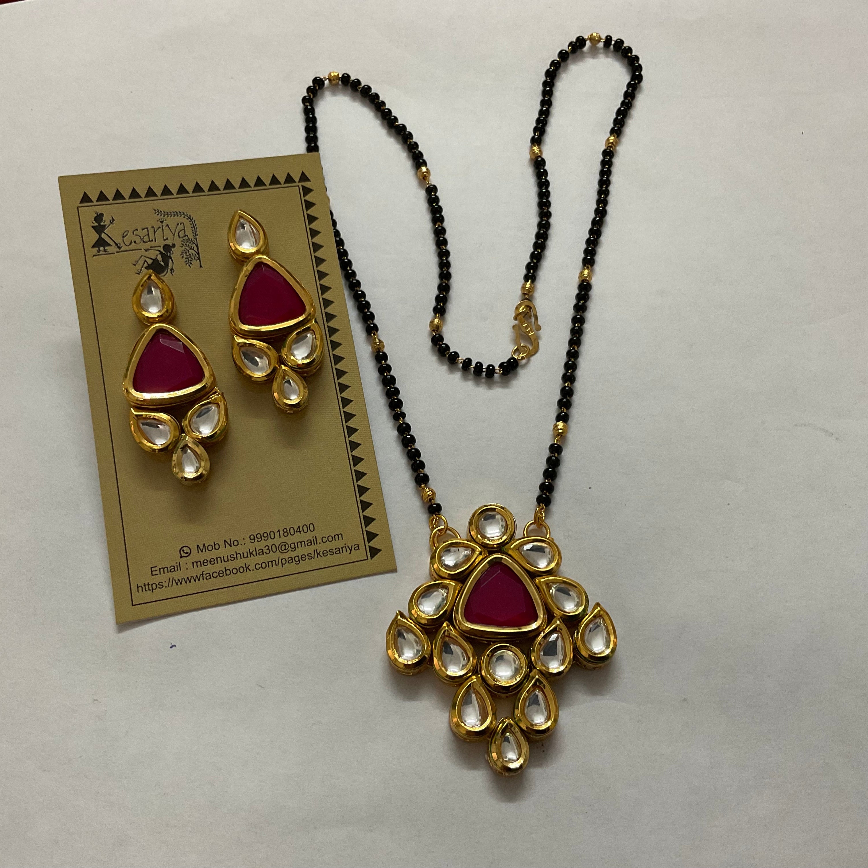 Seemanti Kundan Pendant Sets