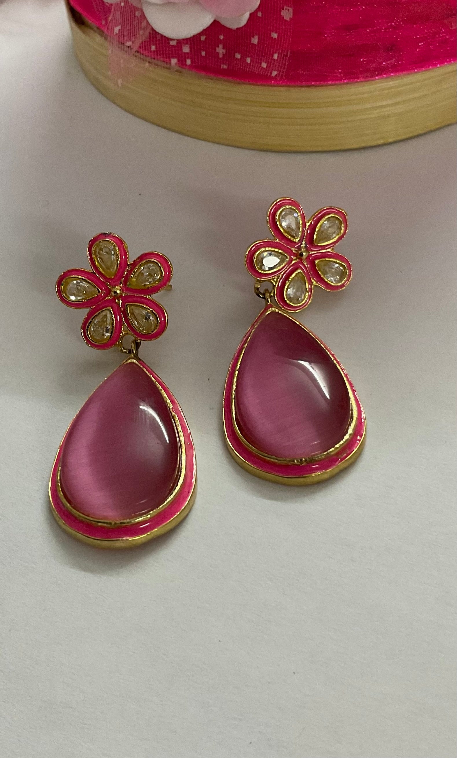 Debina Color Stone Earrings (Copy)