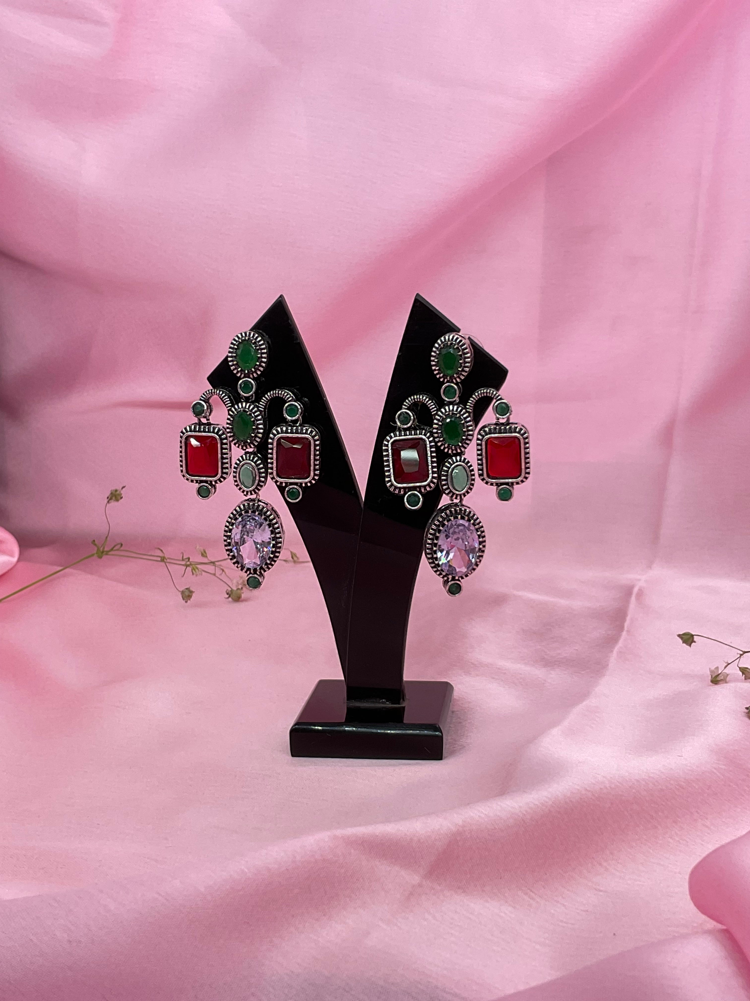 Chandeliers German Silver Earrings/Hanging