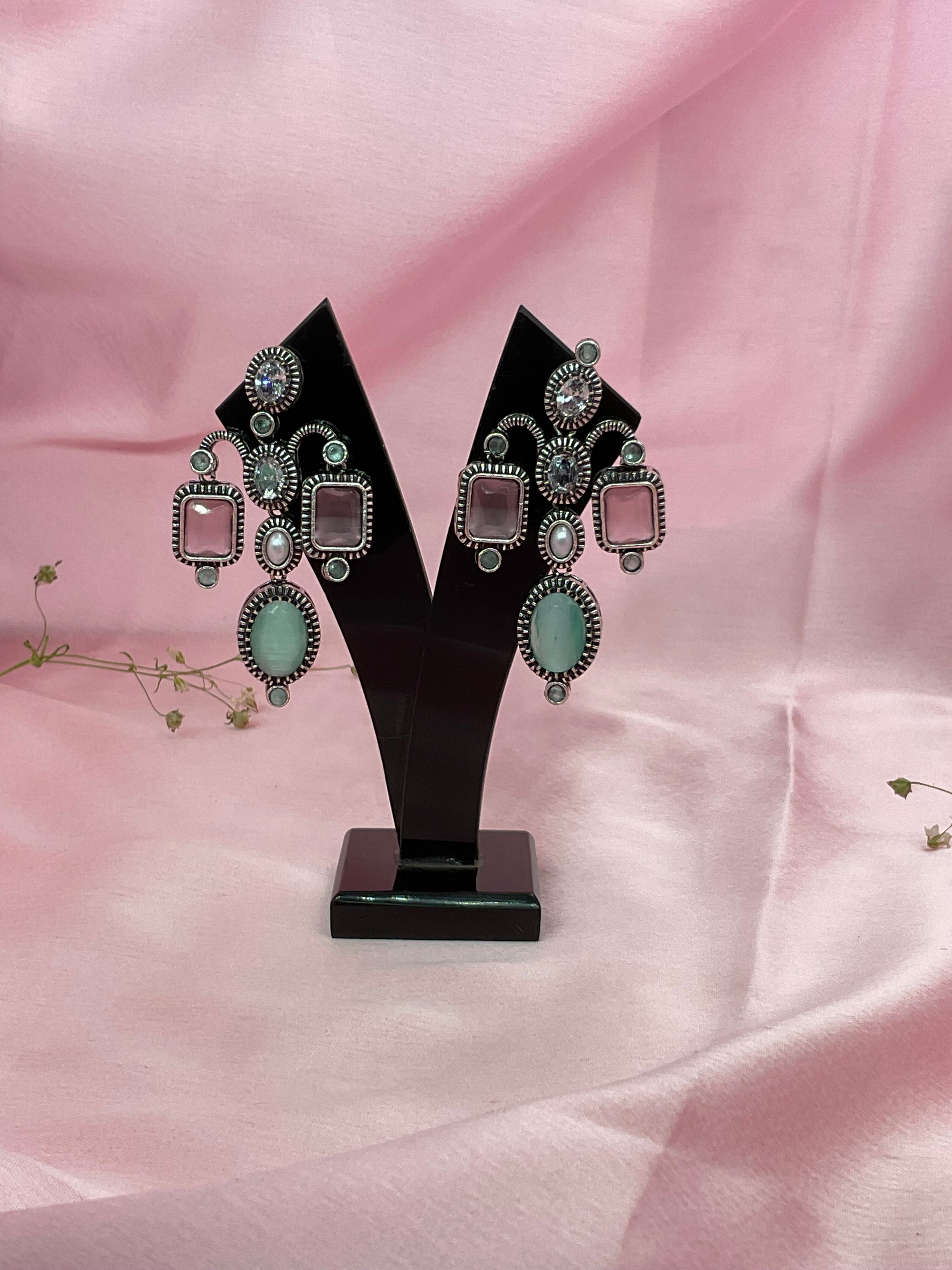 Chandeliers German Silver Earrings/Hanging