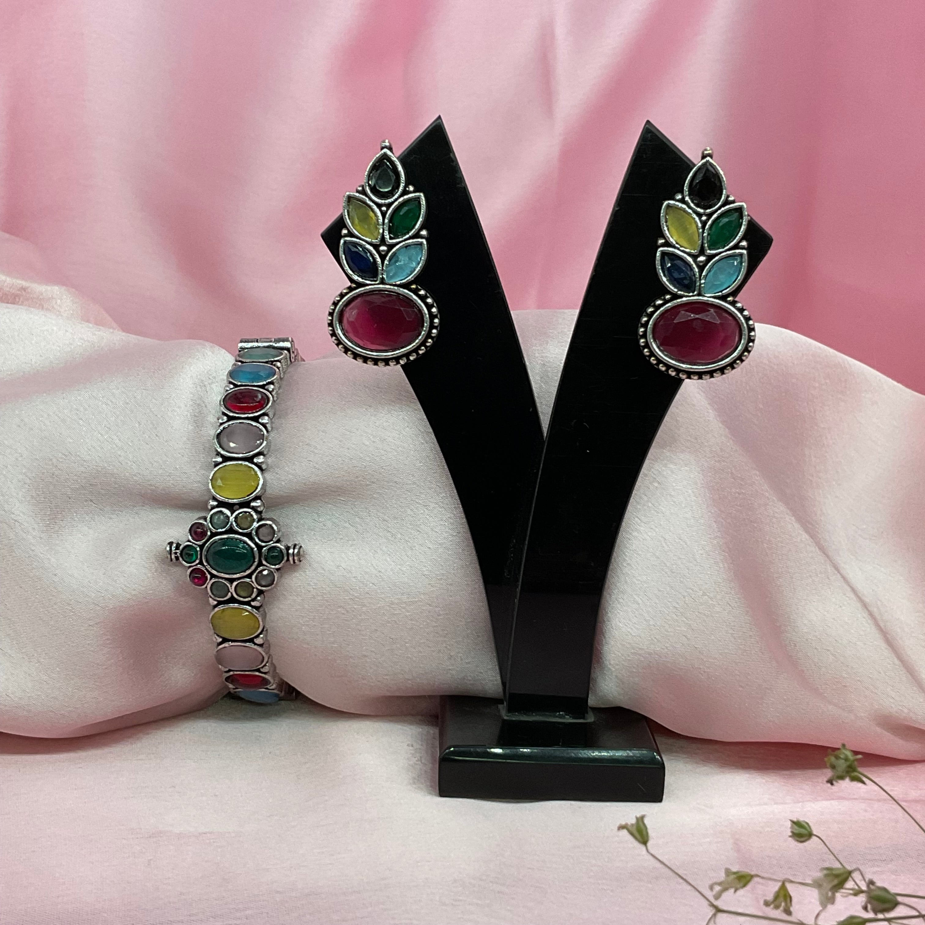 Kanak Earrings-Bangle Combo Sets