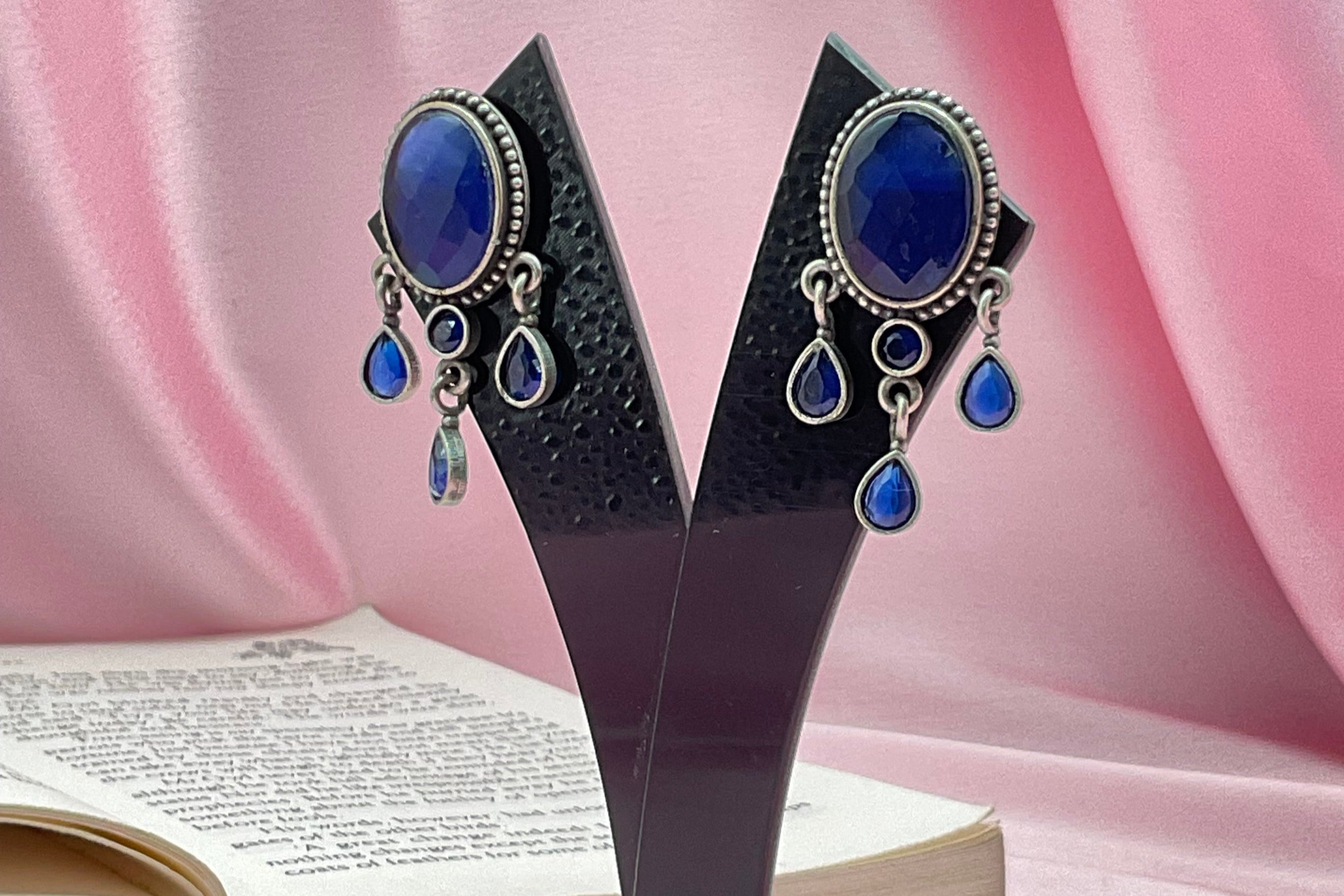 SANDHYA SILVER LOOK ALIKE DANGLERS