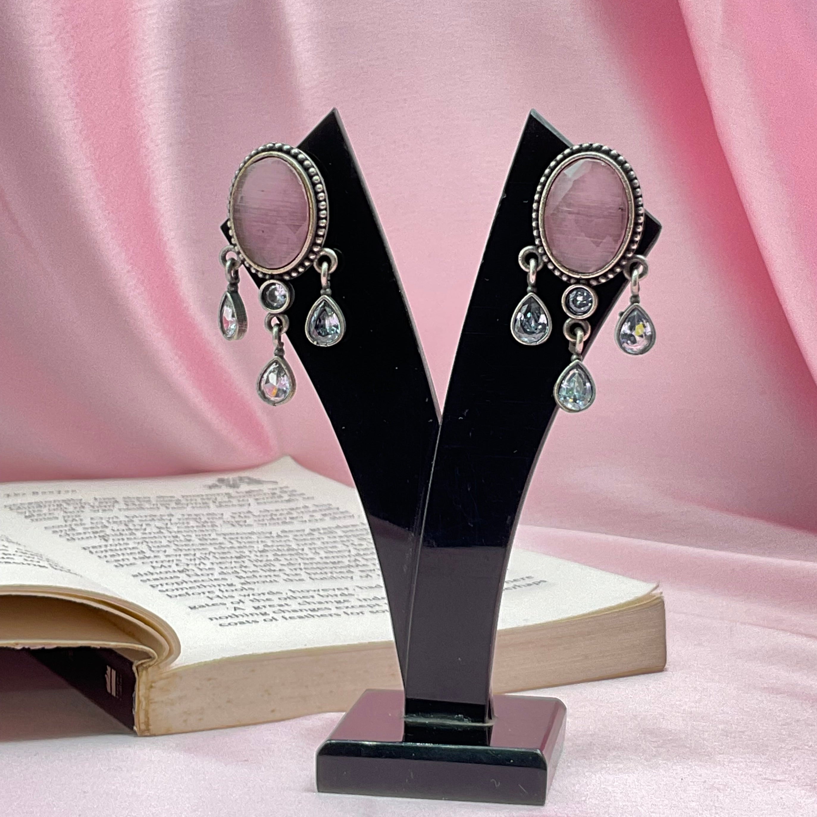 SANDHYA SILVER LOOK ALIKE DANGLERS