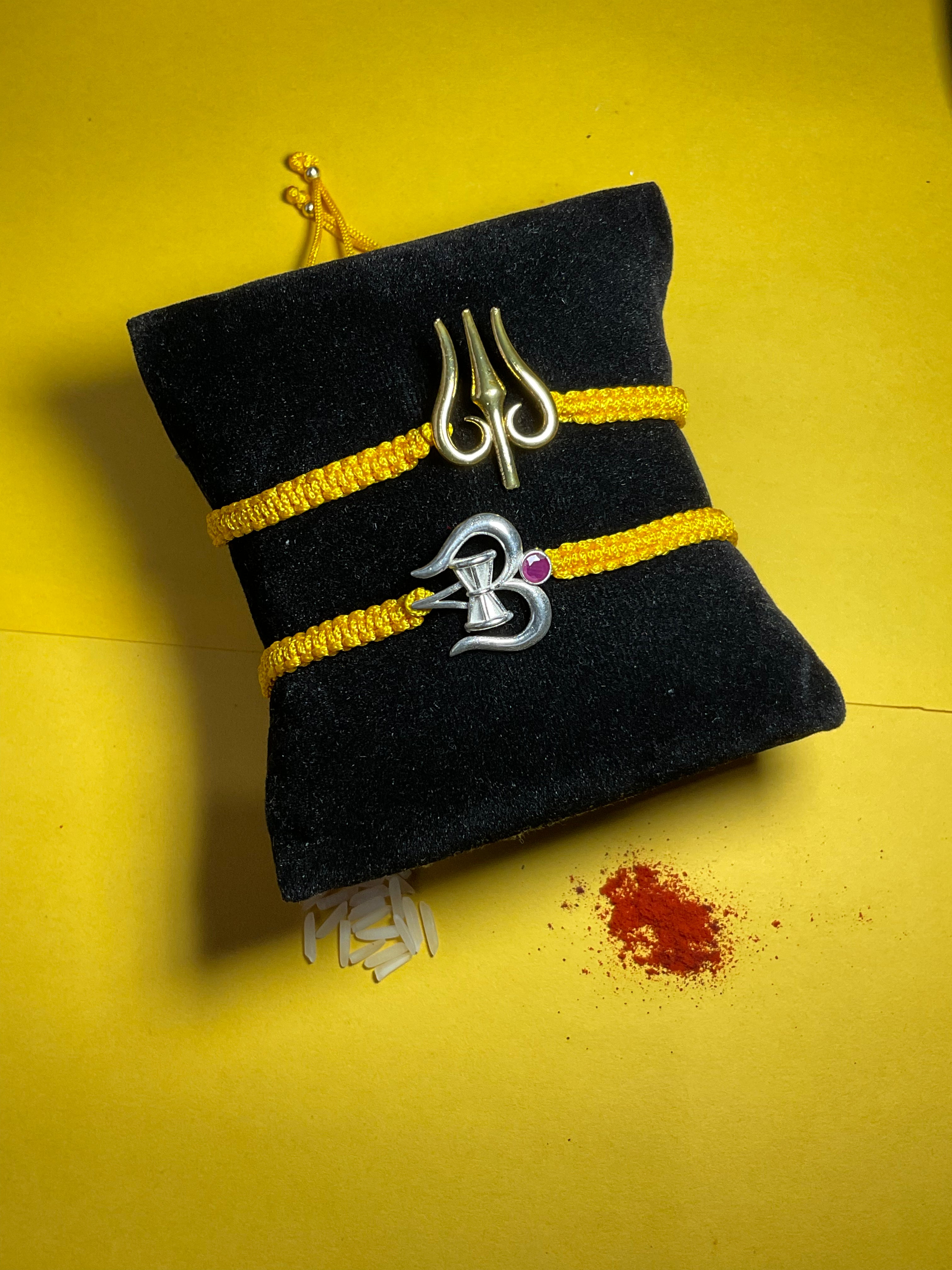 Trishul Combo Symbolic Rakhi / Bands