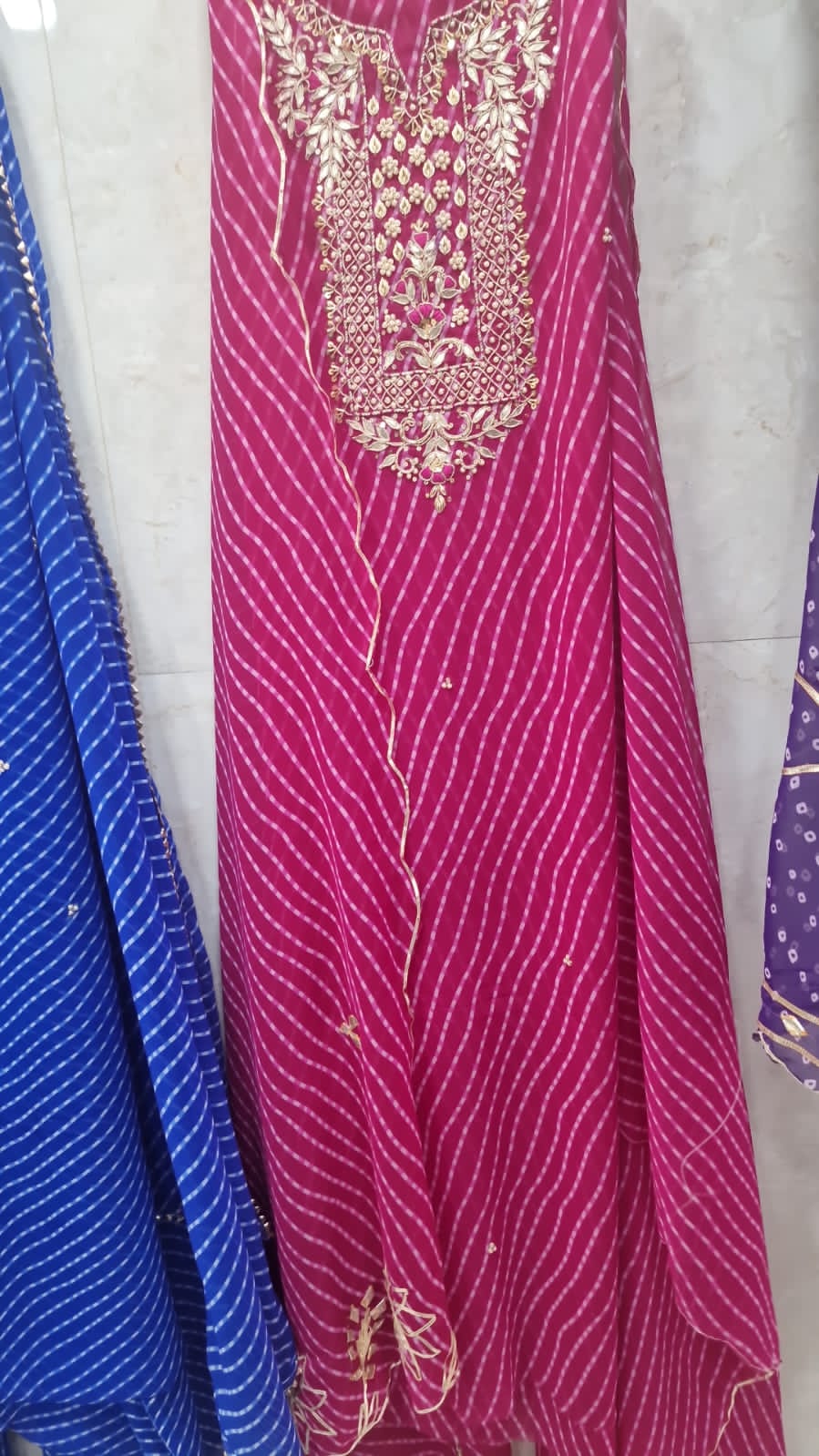 Rangrez Neel Gota Patti Georgette Full Suit