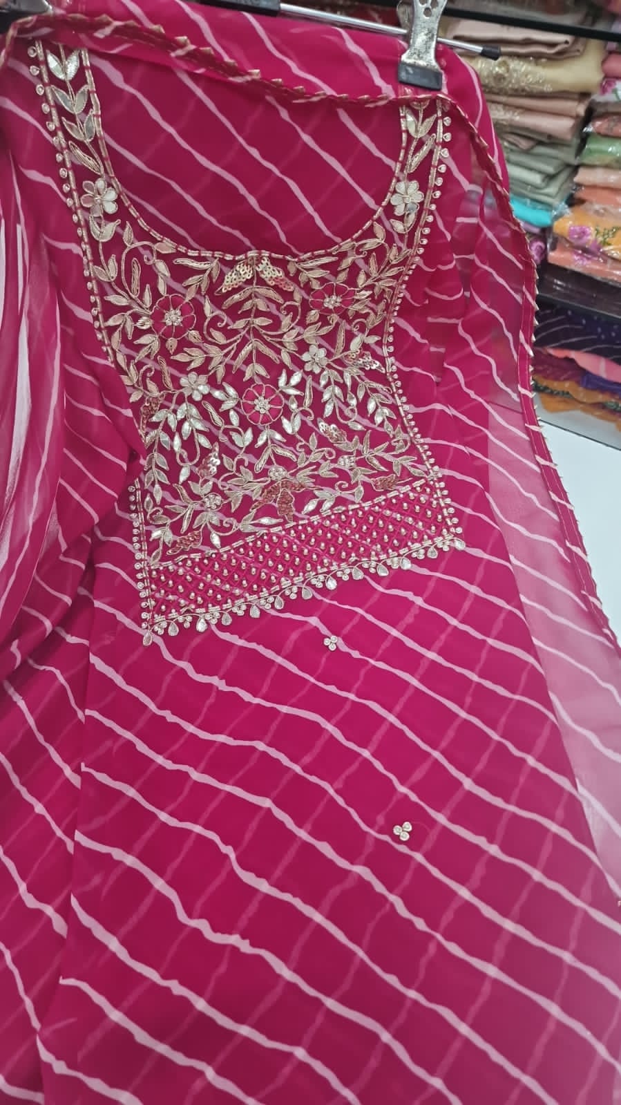 Aavya Gota Patti Georgette Full Suit