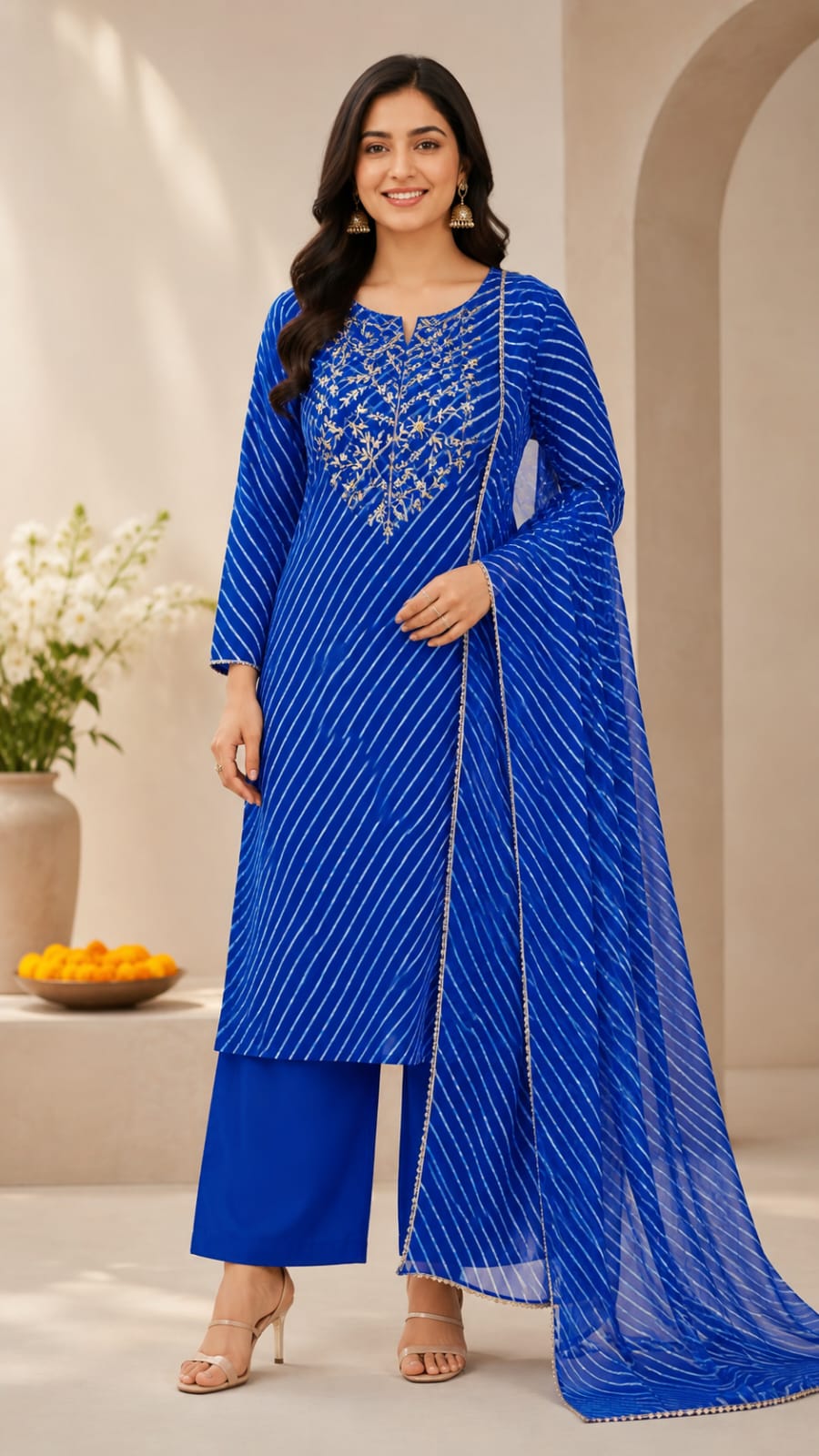 Neelanjali Gota Patti Georgette Full Suit
