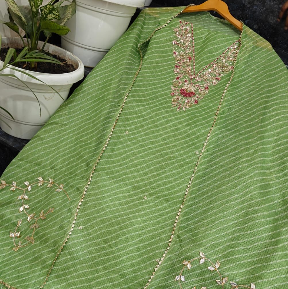Kesarika Premium Kota Doriya Silk Salwar Suit