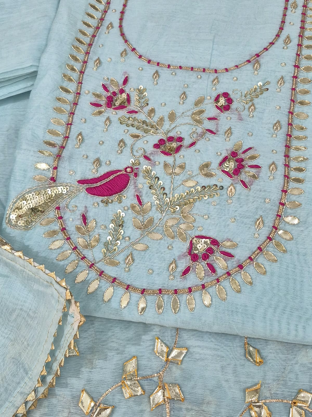 Avyukta Gota Patti Chanderi Suit