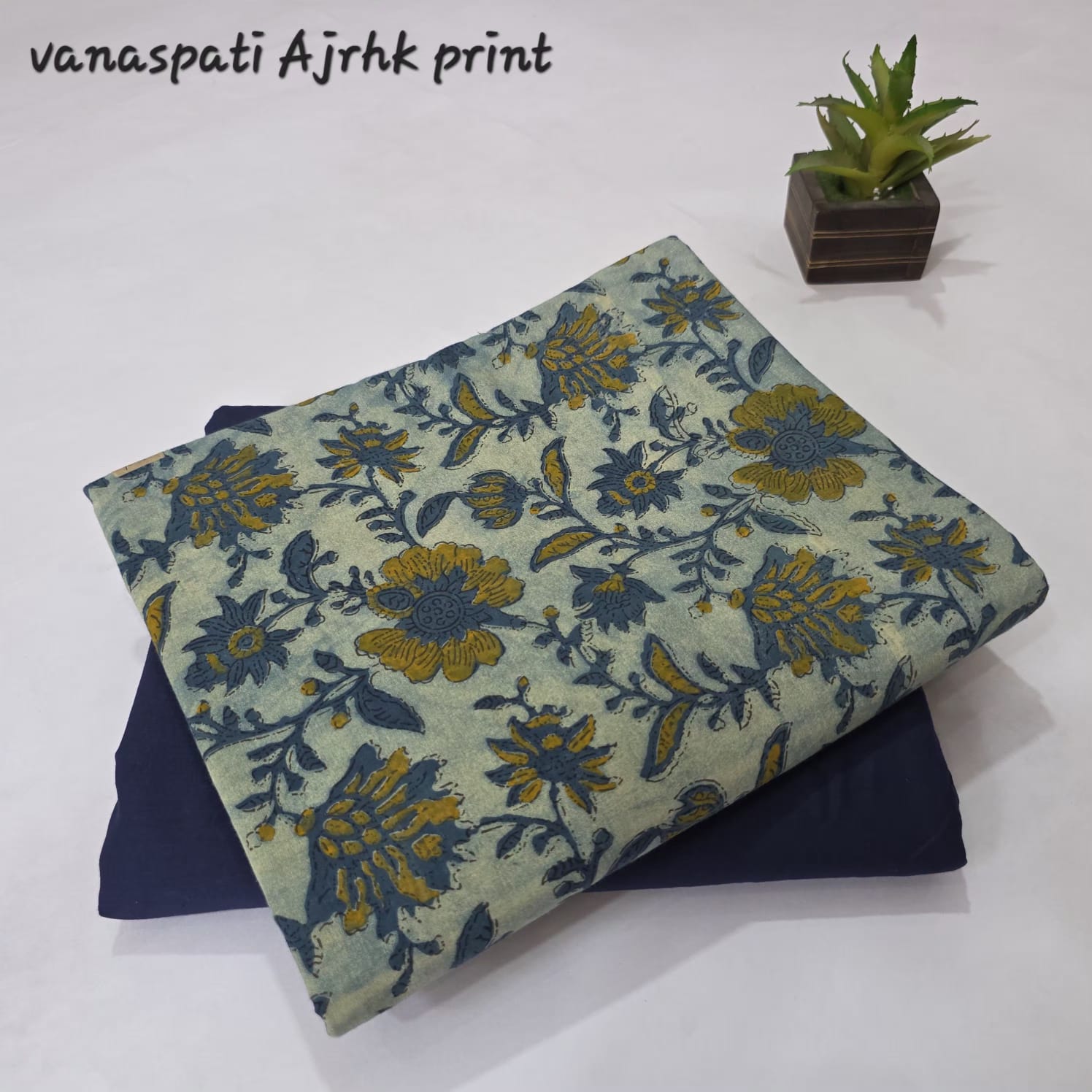 Premium Ajrakh Print [Nashpal dye] 2pcs Suit