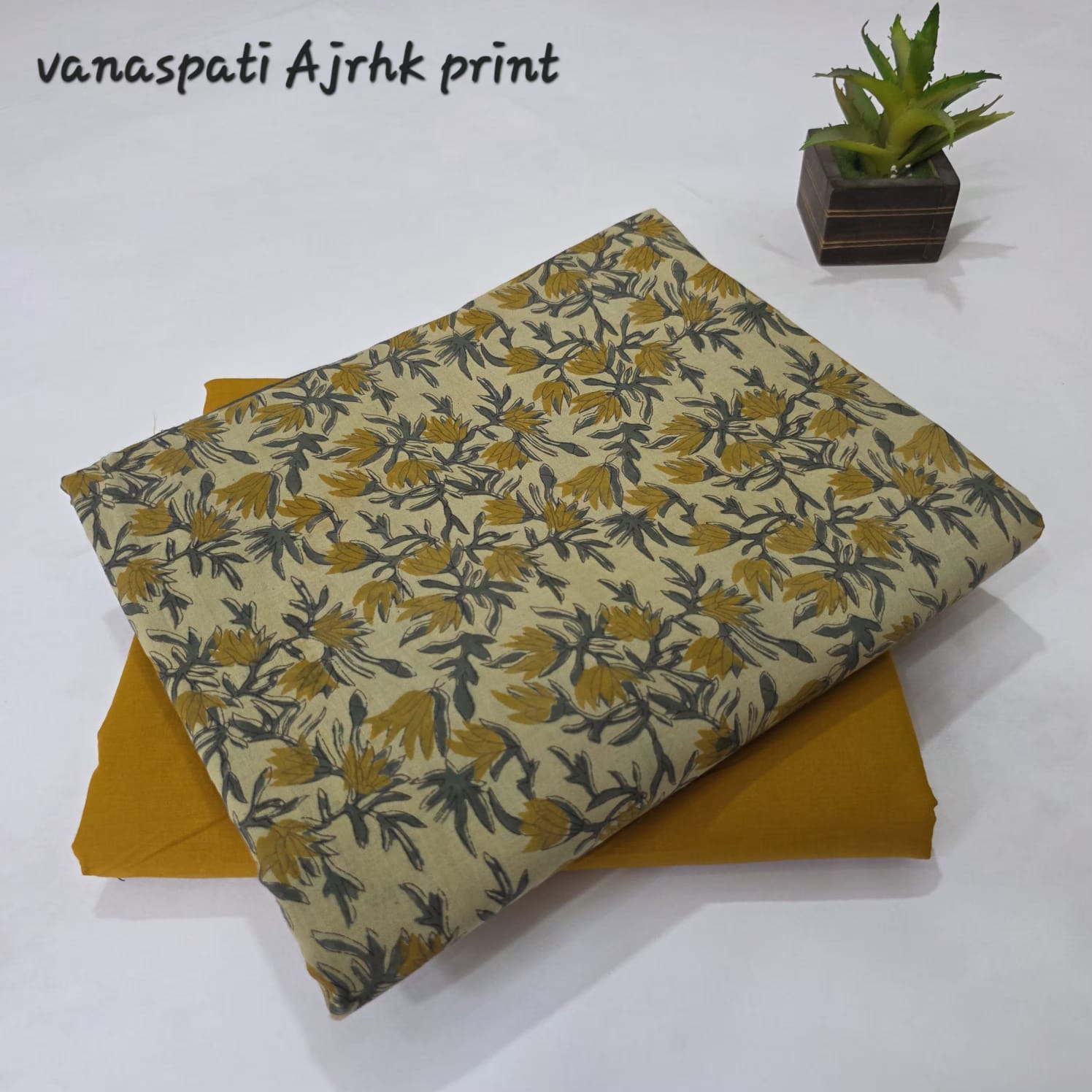 Premium Ajrakh Print [Nashpal dye] 2pcs Suit
