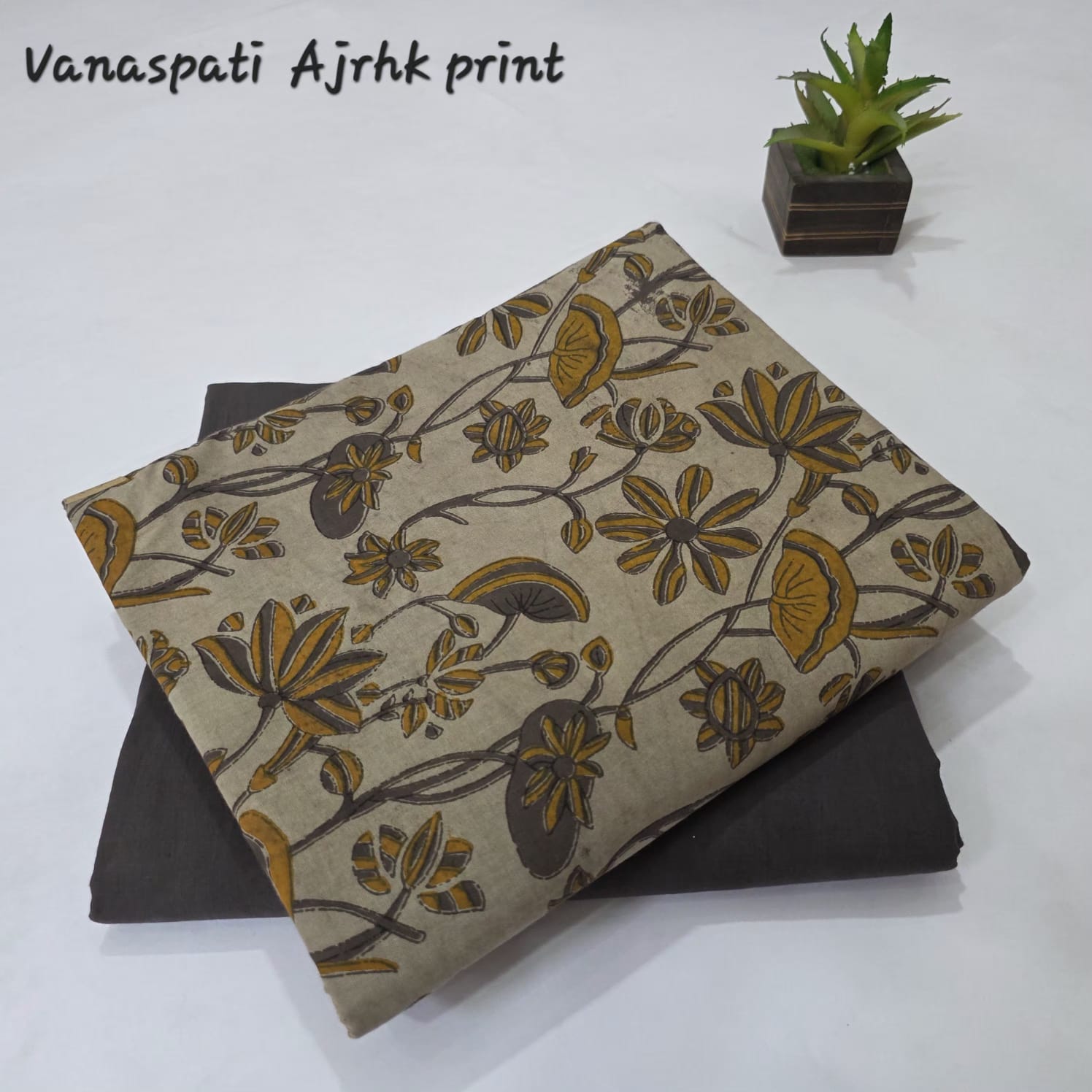 Premium Ajrakh Print [Nashpal dye] 2pcs Suit