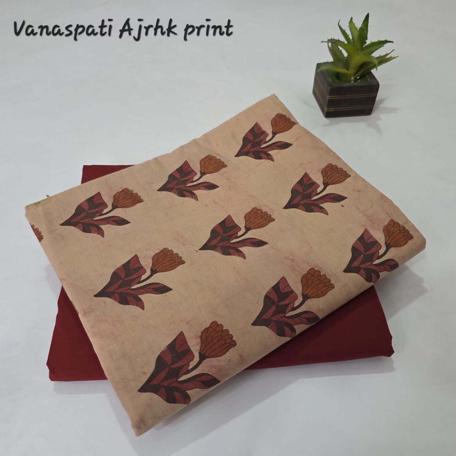 Premium Ajrakh Print [Nashpal dye] 2pcs Suit