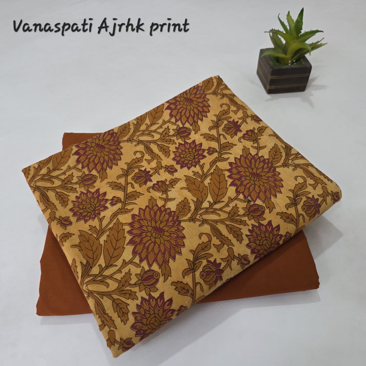 Premium Ajrakh Print [Nashpal dye] 2pcs Suit