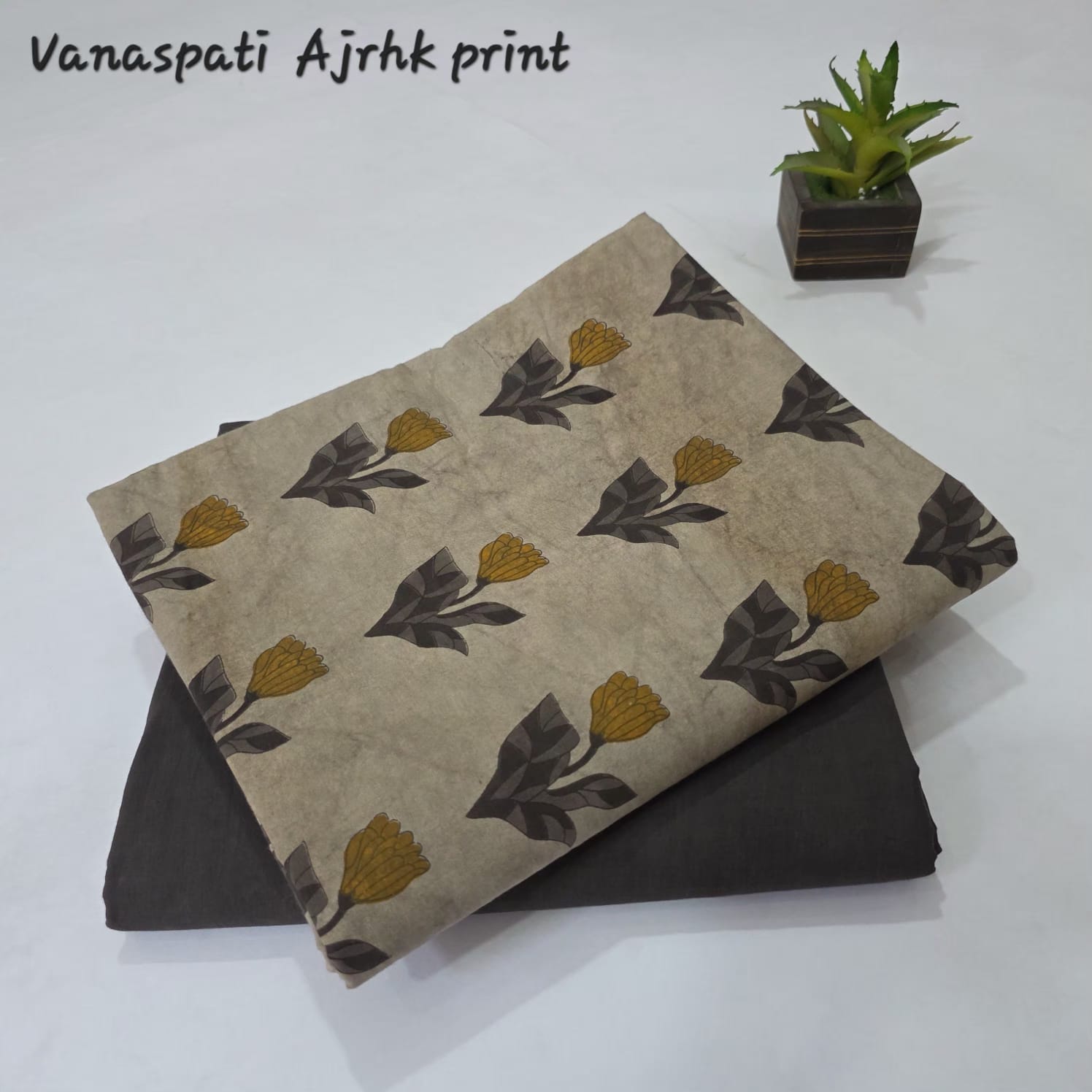 Premium Ajrakh Print [Nashpal dye] 2pcs Suit
