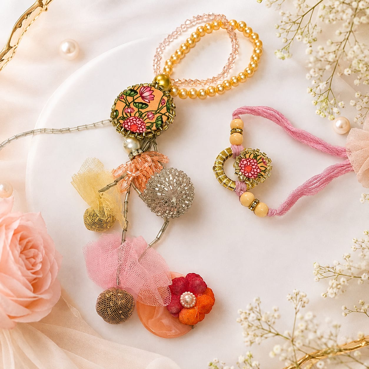Zardosi LUXE Loomba Rakhi sets