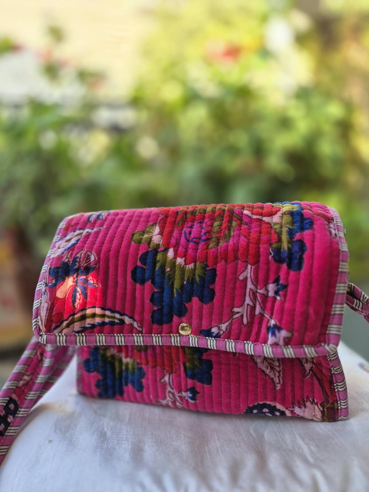 Velvet Sling Bag